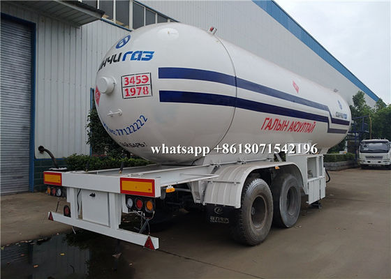 40m3 Propane Butane LPG Gas Tanker Truck 12mm Tank Thickness Highly Durable