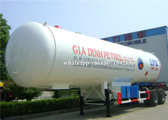 Large Capacity LPG Transport Truck Semi Trailer Propane Bridger Truck