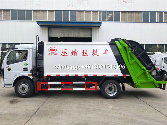 Diesel Fuel Type Garbage Compactor Truck New Condition Rear Discharge Function