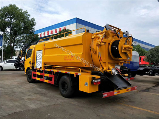 Diesel Dongfeng 8000 Liters Vacuum Sewage Suction Truck
