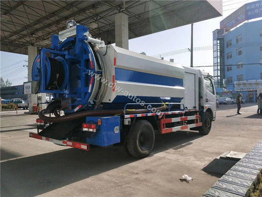 Foton Isuzu 5 Ton 6 Ton Vacuum Suction Truck 3308mm Wheelbase