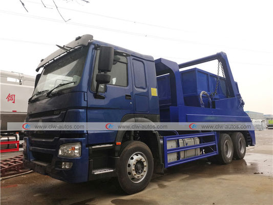 Carbon Steel Bin SINOTRUK 6x4 Waste Removal Trucks
