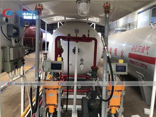 5t 10t 10000l 20000L 10mt Lpg Skid Tank Cylinder Refilling