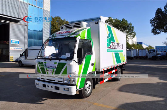 JAPAN Famous Brand 4-5 Tons Refrigeration Truck 4X2 Refrigerator Freezer Cargo Van Truck
