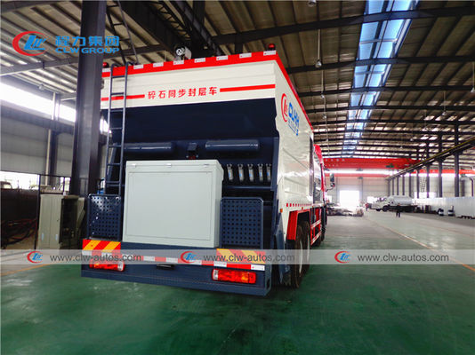 Howo 8X4 371HP 8000 Liters Asphalt Tank 12CBM Gravel Bucket