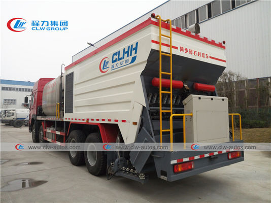 Howo 8X4 371HP 8000 Liters Asphalt Tank 12CBM Gravel Bucket