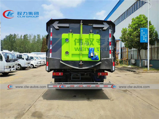 Dongfeng 190hp Vacuum Sweeper Truck With 2000L Water Tank
