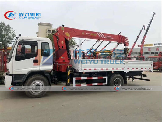 ISUZU FTR Lorry Mounted Straight Arm 10 Tons Palfinger Crane