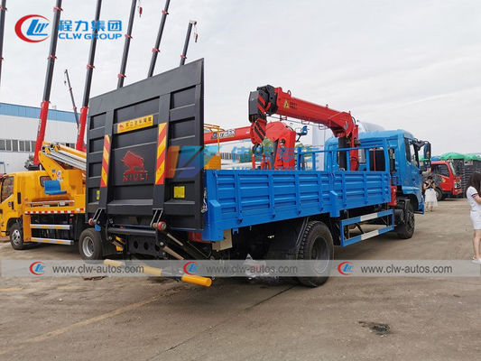 336HP Dongfeng 4*2 Truck With Straight Telescopic Arm