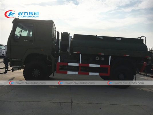 5000 Liter HOWO 4x4 Off Road AWD Aviation Refueler Truck