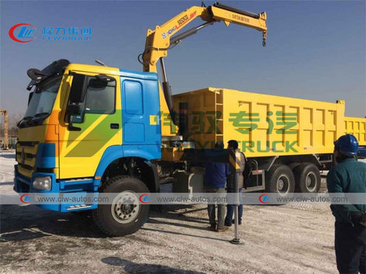 Howo 30T Tipper Truck Mounted Knuckle Boom Crane