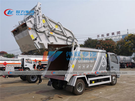Rear Loader EURO 6 Dongfeng Home Waste Compactor Truck