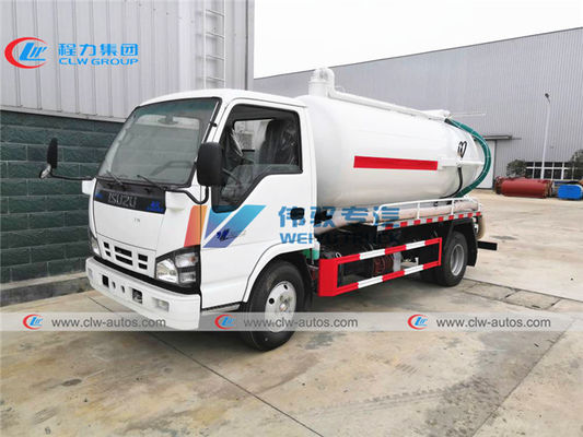Left Hand Drive ISUZU 6CBM Sewer Vacuum Truck