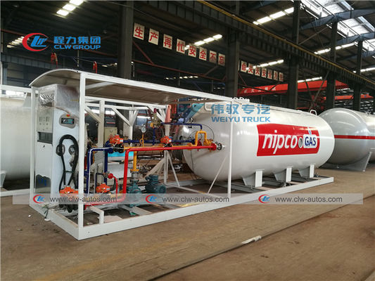 10 Ton 20cbm LPG Skid Station With Filling Dispenser
