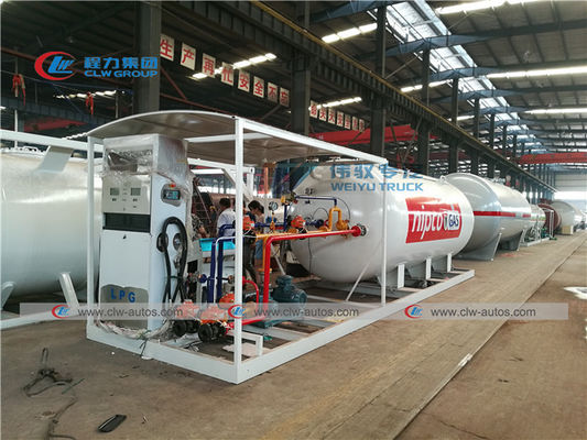 10 Ton 20cbm LPG Skid Station With Filling Dispenser