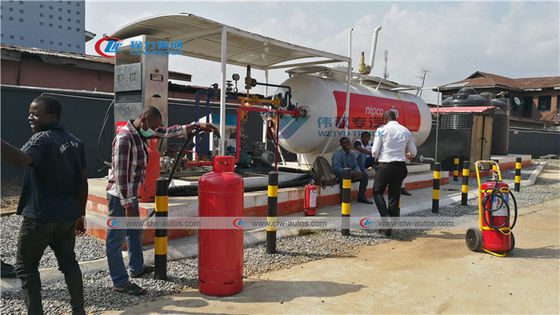 10 Ton 20cbm LPG Skid Station With Filling Dispenser