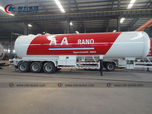 3 Axle 30mt 60m3 Liquid Propane Transport Trailer