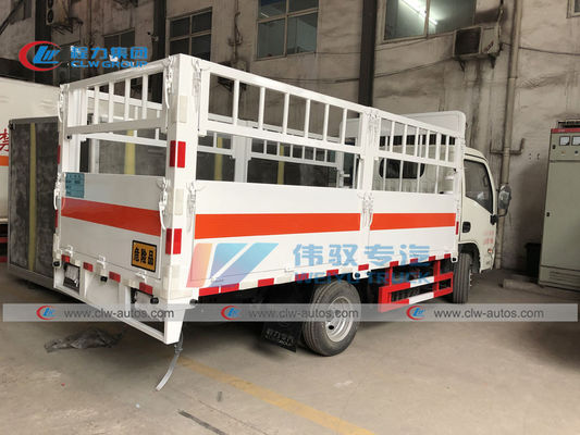 5T FAW Stake Truck For Propane Butane Cylinder Delivery