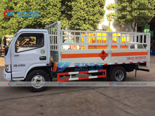 5 Ton Dongfeng LPG Gas Cylinder Delivery Truck With 1 Ton Lifting Platform
