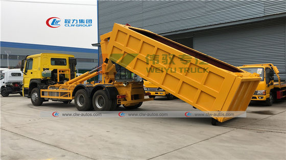 20m3 Hook Lift Bin Truck With Roll Off Open Top Container