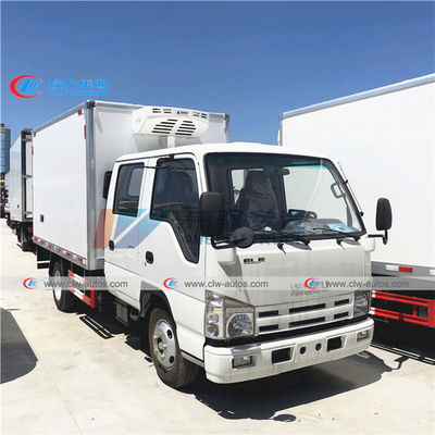 2T 3T ISUZU Double Row Frozen Meat Delivery Trucks