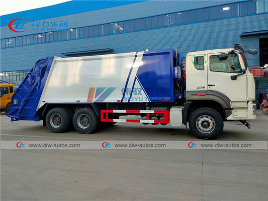 Sinotruk Hohan 340HP Garbage Compactor Truck With Euro 4 Diesel Engine