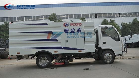 Isuzu 5cbm 4x2 Vacuum Suction Truck For Coal Mining Ash Cleaning