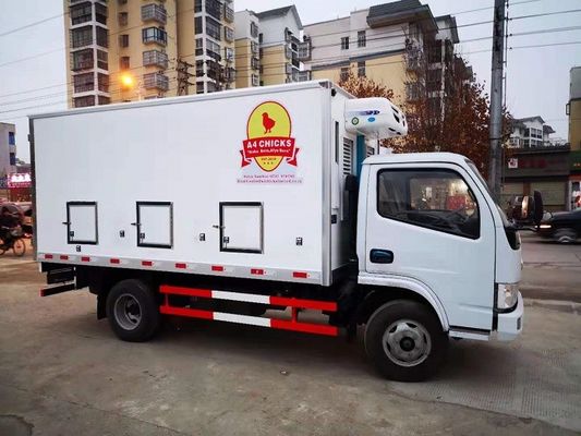 Dongfeng LHD Double Temperature Day Old Chicken Transport Truck