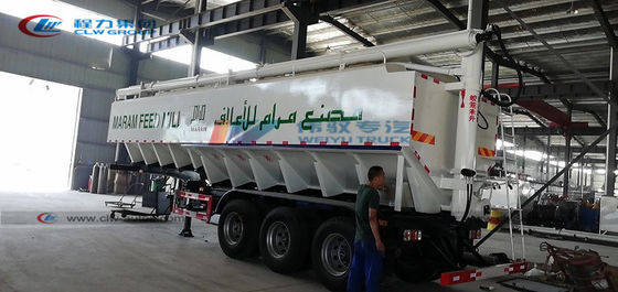 Dongfeng 50cbm 60cbm Semi Trailer Truck For Poultry Food Transport