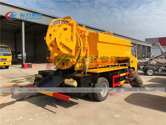 Dongfeng 4000L High Pressure Vacuum Septic Suction Truck