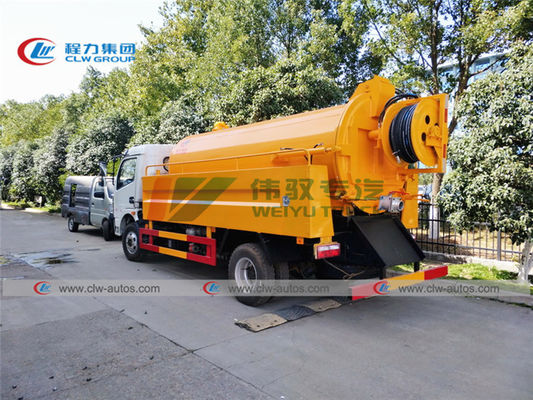 Dongfeng 8000L Q235 Carbon Steel Vacuum Suction Truck