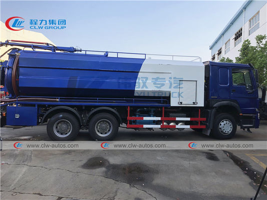 Right Hand Drive Sinotruk Howo 16000L Vacuum Septic Truck