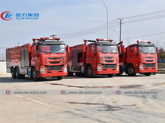 ISUZU GIGA 6X4 10 Wheel 12m3 Dry Powder Fire Fighting Truck