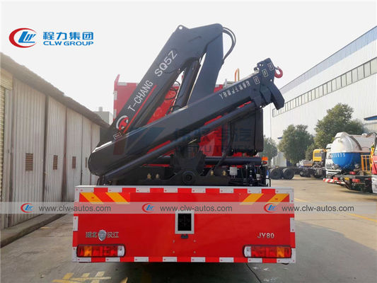 Howo 4x2 Emergency Rescue Fire Truck With Folding Crane