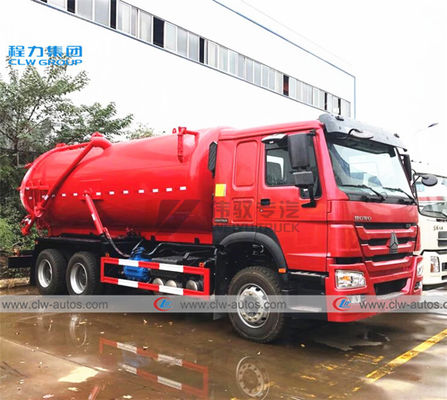 5000 Gallons Howo 336HP sewer cleaning truck With Moro Kaiser Pump