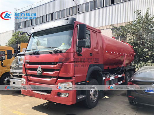 5000 Gallons Howo 336HP sewer cleaning truck With Moro Kaiser Pump
