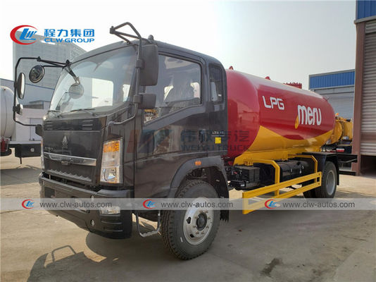 Sinotruk Howo 160HP 10cbm LPG Gas Tanker Truck