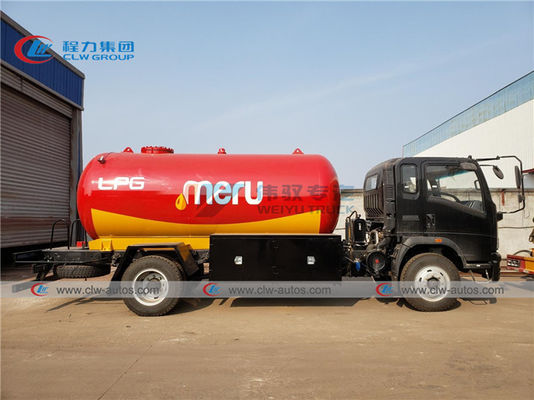 Sinotruk Howo 160HP 10cbm LPG Gas Tanker Truck