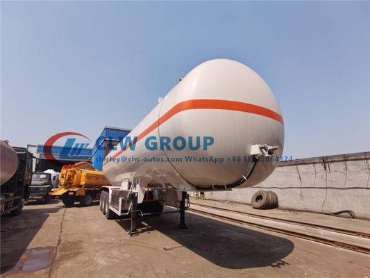 ASME Q345R 16.1 Bar 54000 Liters 25MT LPG Tanker Trailer