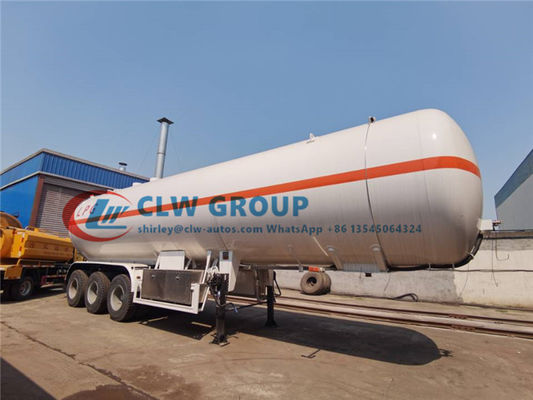 ASME Q345R 16.1 Bar 54000 Liters 25MT LPG Tanker Trailer