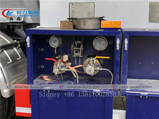HOWO 4X2 LHD 15000 Liters LPG Gas Truck With Dispenser
