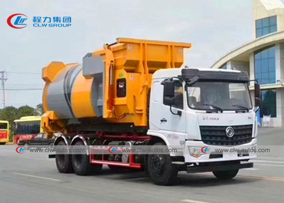 Dongfeng Tianlong 6x4 18M3 Rear Loader Tipper Garbage Truck