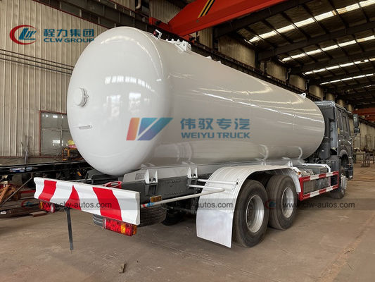 Sinotruk HOWO 6X4 24cbm 12mt Gas Cylinder Car Filling Trucks LPG Bobtail Truck for Sale