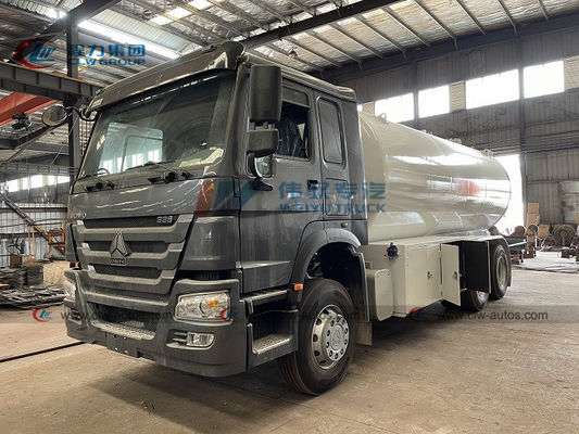 Sinotruk HOWO 6X4 24cbm 12mt Gas Cylinder Car Filling Trucks LPG Bobtail Truck for Sale
