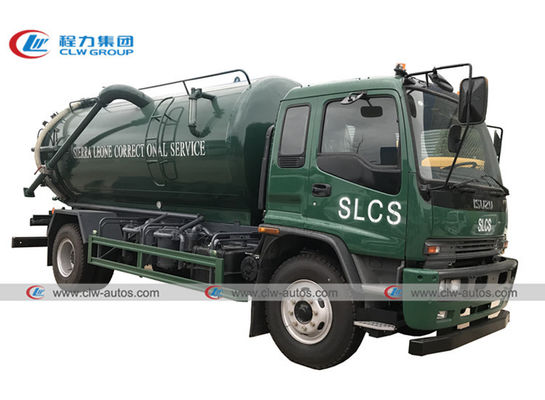 ISUZU FTR High Pressure Vacuum Fecal Suction Truck 12000 Liters