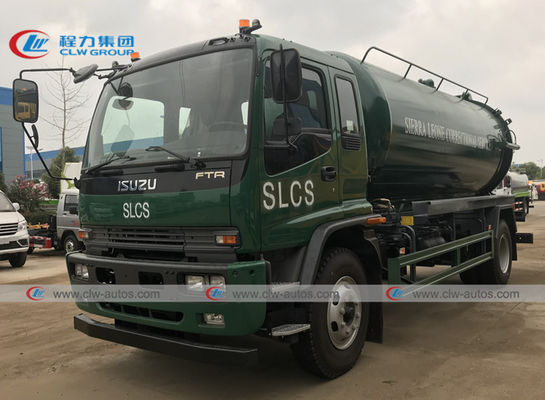 ISUZU FTR High Pressure Vacuum Fecal Suction Truck 12000 Liters