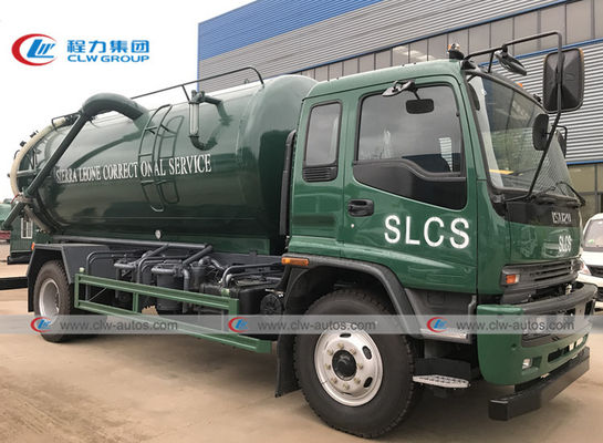ISUZU FTR High Pressure Vacuum Fecal Suction Truck 12000 Liters