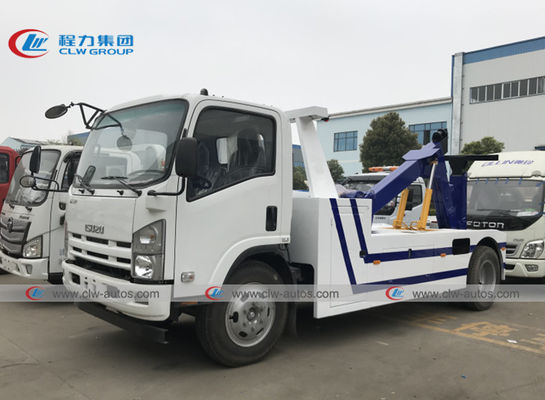 Small ISUZU 4x2 100HP 3T Road Recovery Wrecker Tow Truck