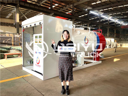 5 Ton 10m3 Skid Mounted LPG Gas Refilling Plant