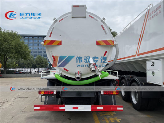 SINOTRUK HOWO 16cbm Sewage Suction Truck With Italy BP Vaccum Pump